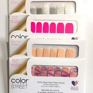 Color Street 4 sets for mixed mani